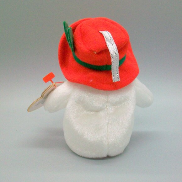 Ty Jingle Beanies Snowmen Ornament Set 2002 Snowgirl 2003 Chillin 2004 Melton - Picture 13 of 15